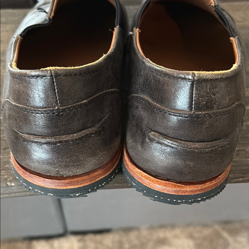 Timberland Black Leather Slip-On Loafers - Picture 4 of 5
